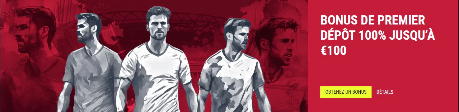 Bonus premier dépôt sportbook