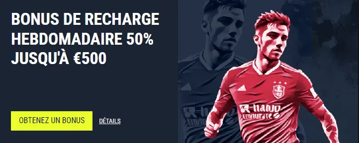 Bonus de recharge hebdomadaire
