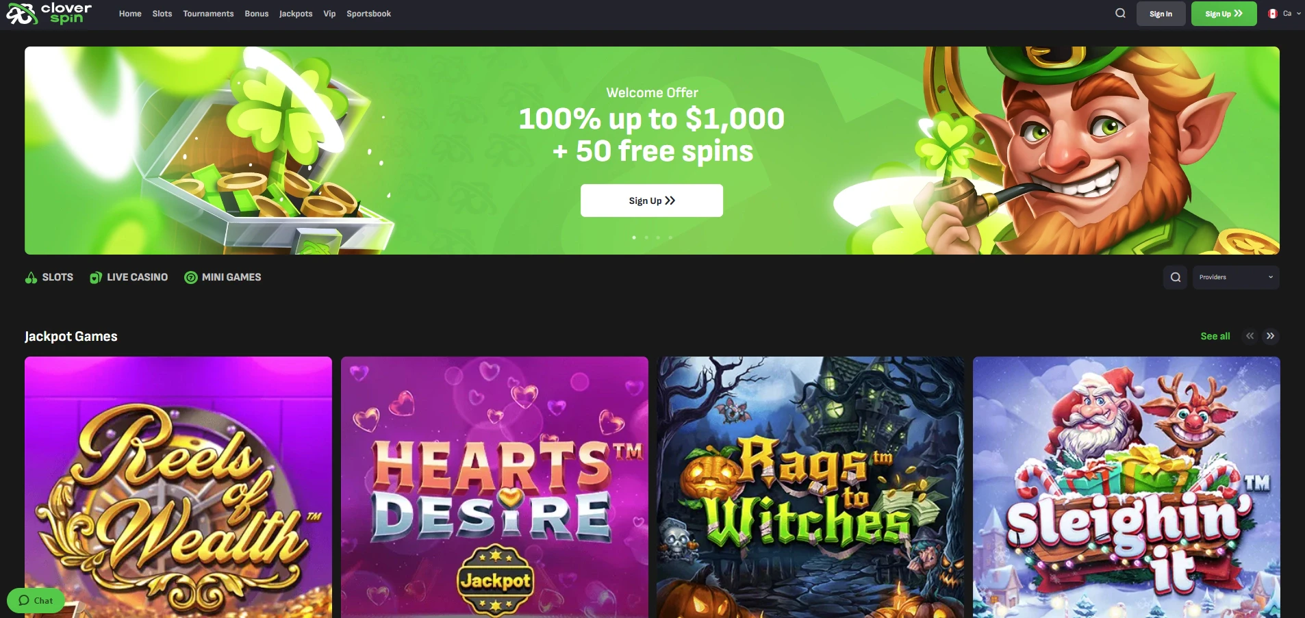 Cloverspin Home Page
