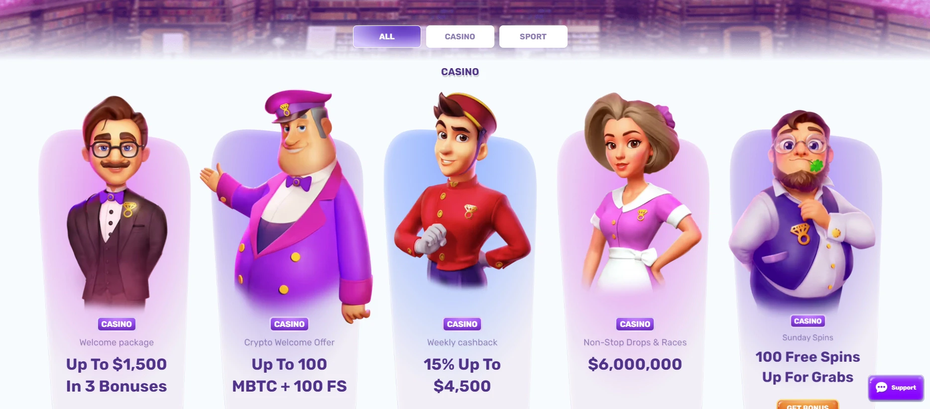 Slots Palace promotions
