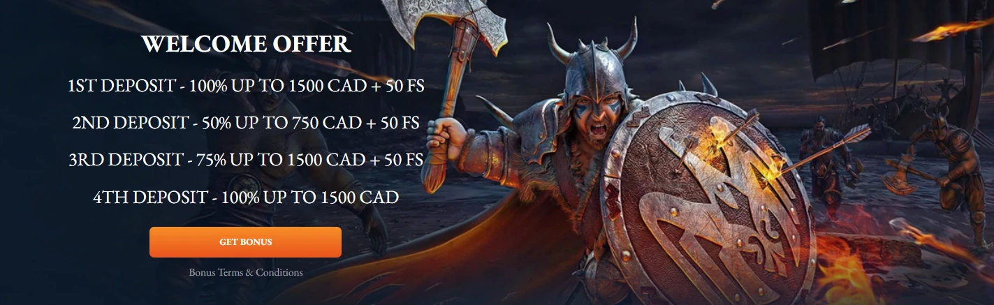 Axe Casino bonus
