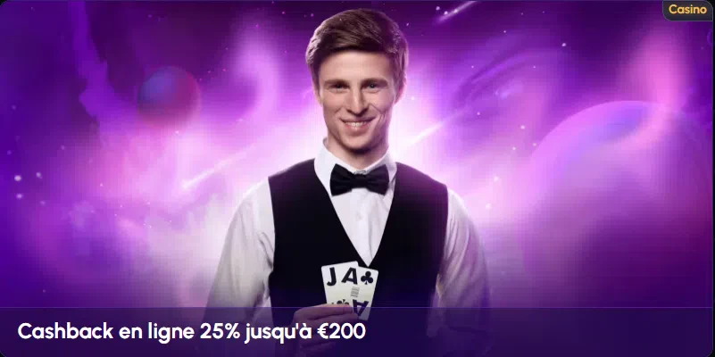 Cashback Casino Live 200e