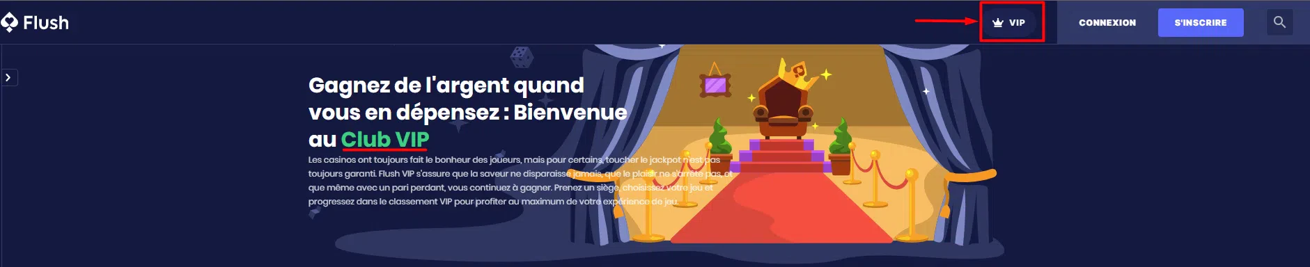 Programme VIP Flush Casino