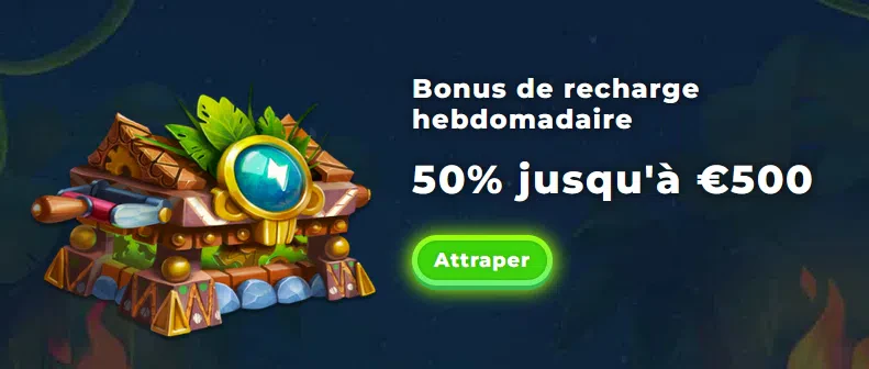 Bonus de recharge hebdomadaire sport Wazamba