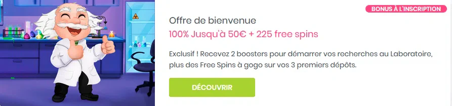 Bonus de bienvenue Madnix