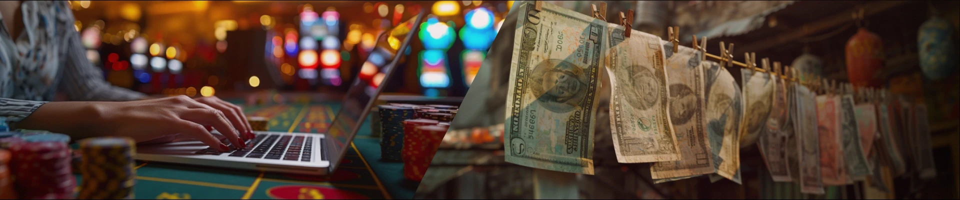 Money laundering on gambling sites