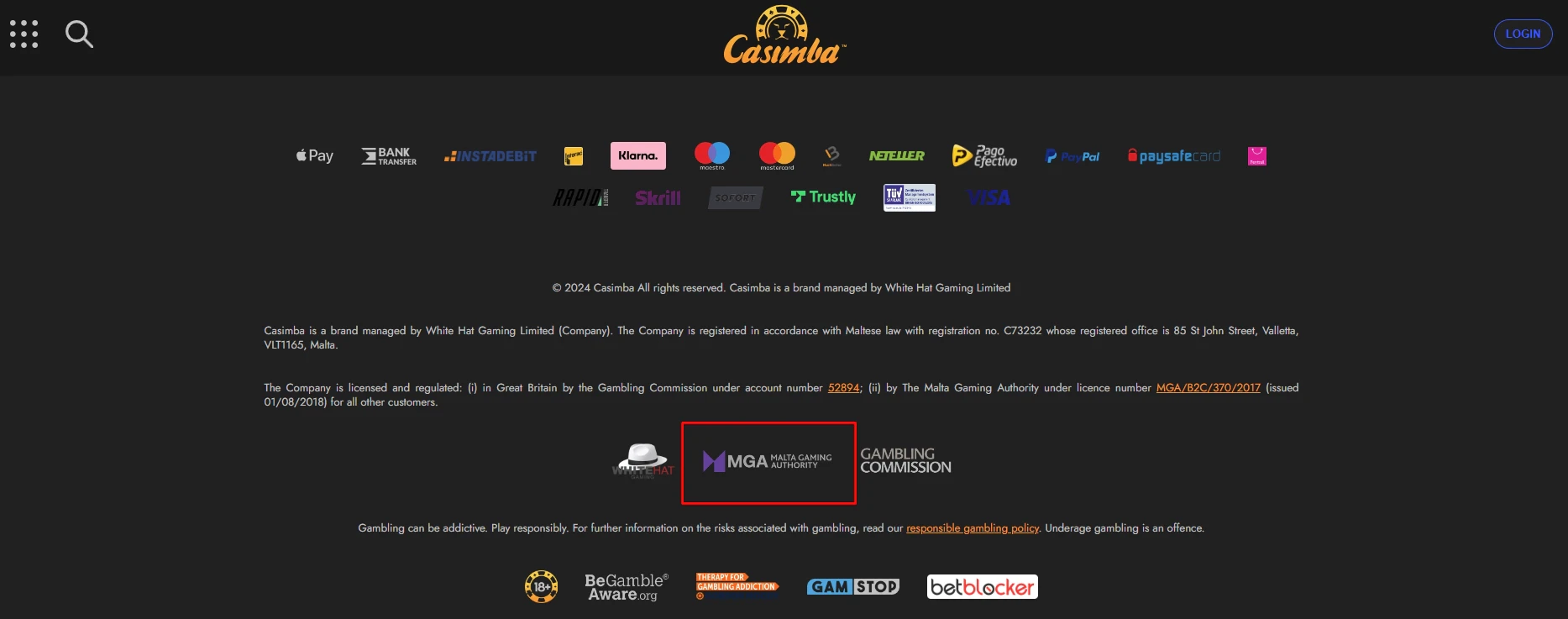 Casimba license
