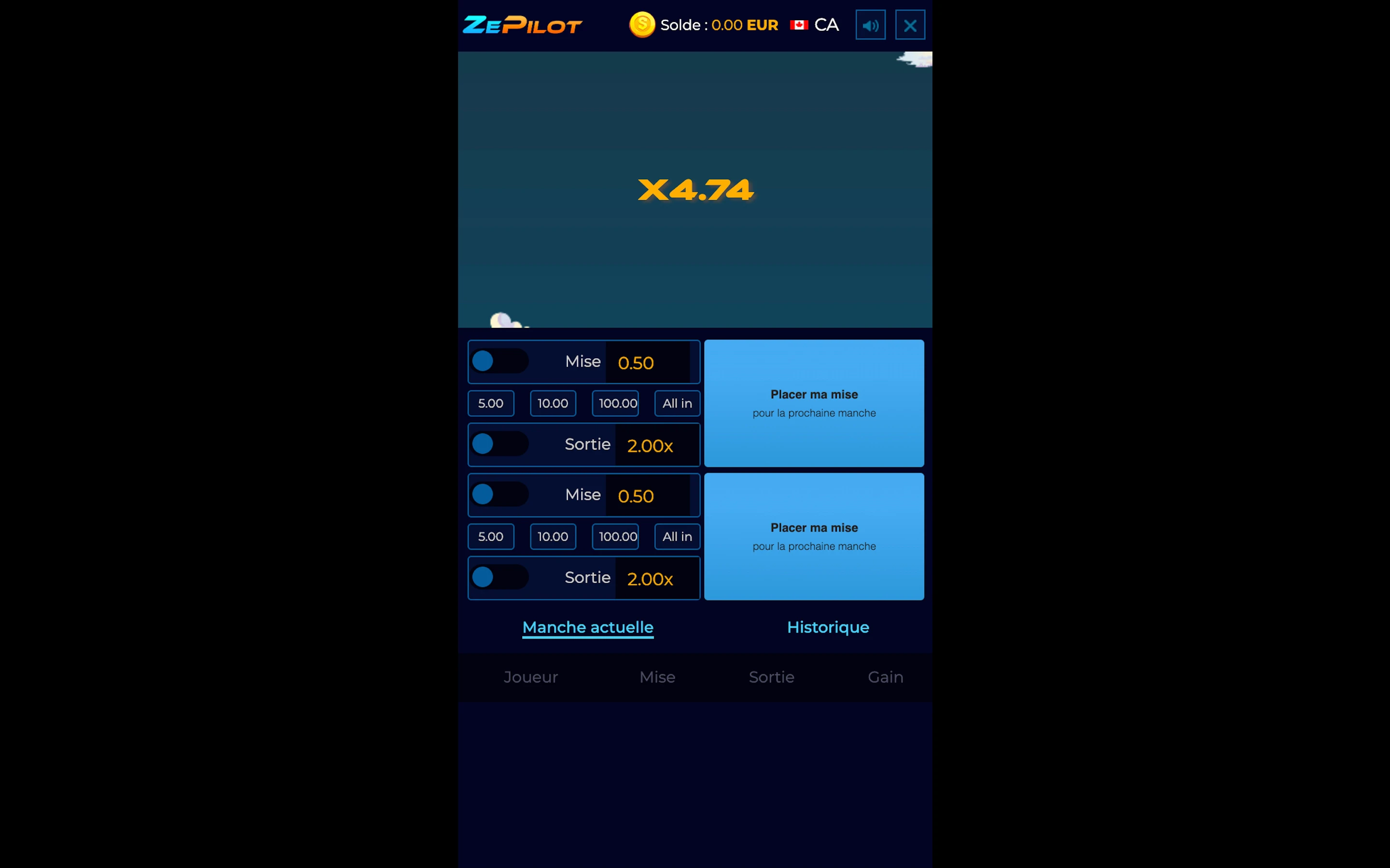 zepilot sur mobile