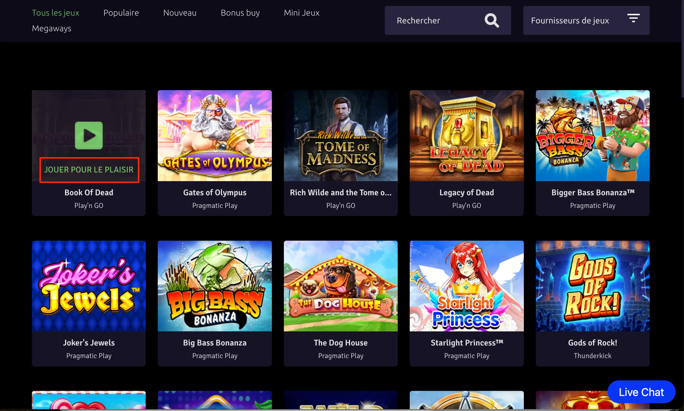 rizz casino mode démo