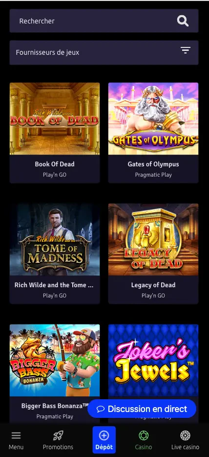 rizz casino mobile