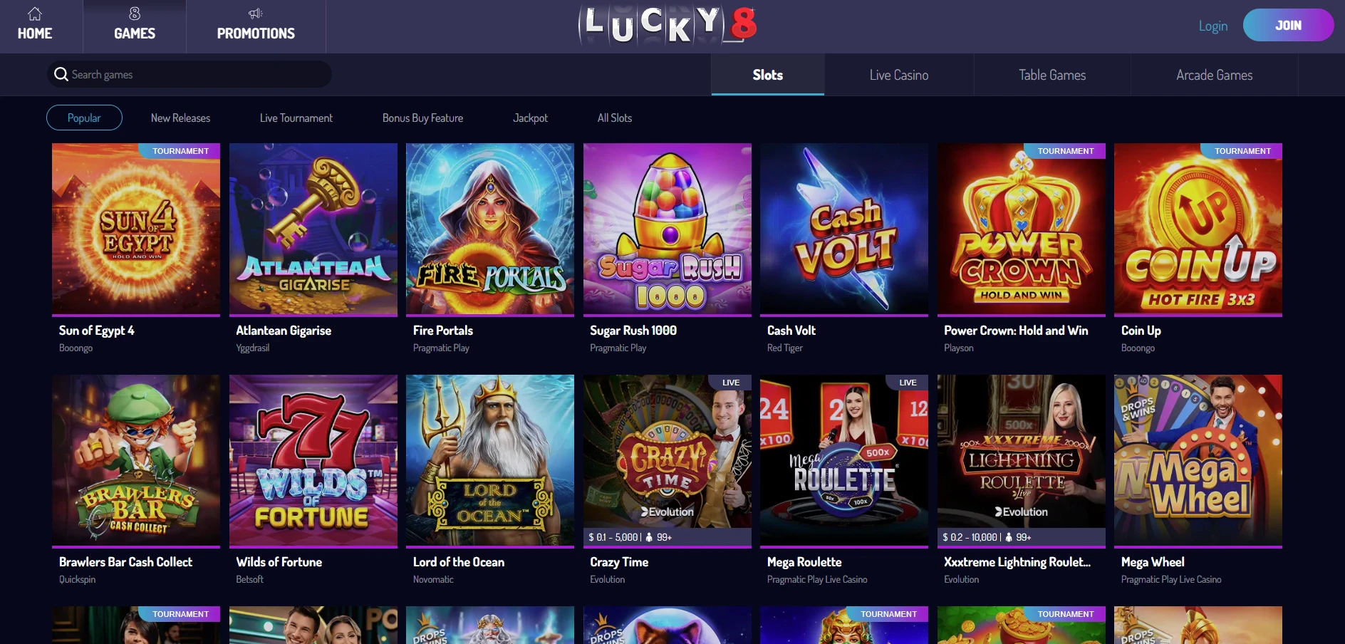 Lucky8 Slots