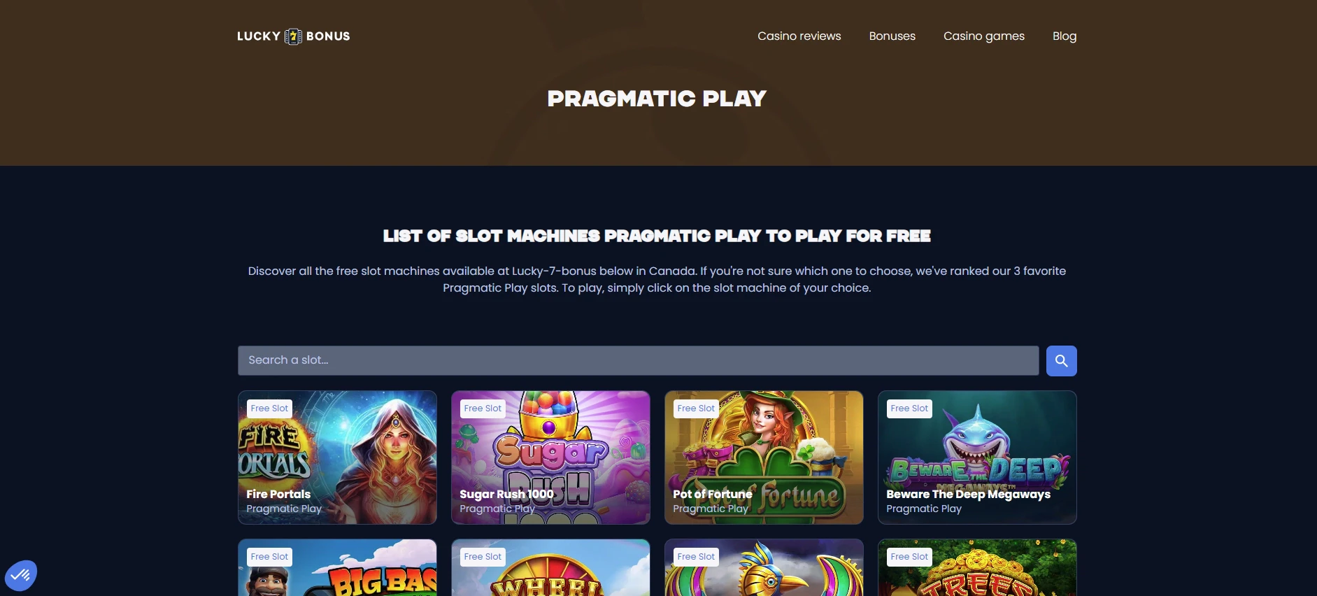 Lucky7Bonus Pragmatic Play