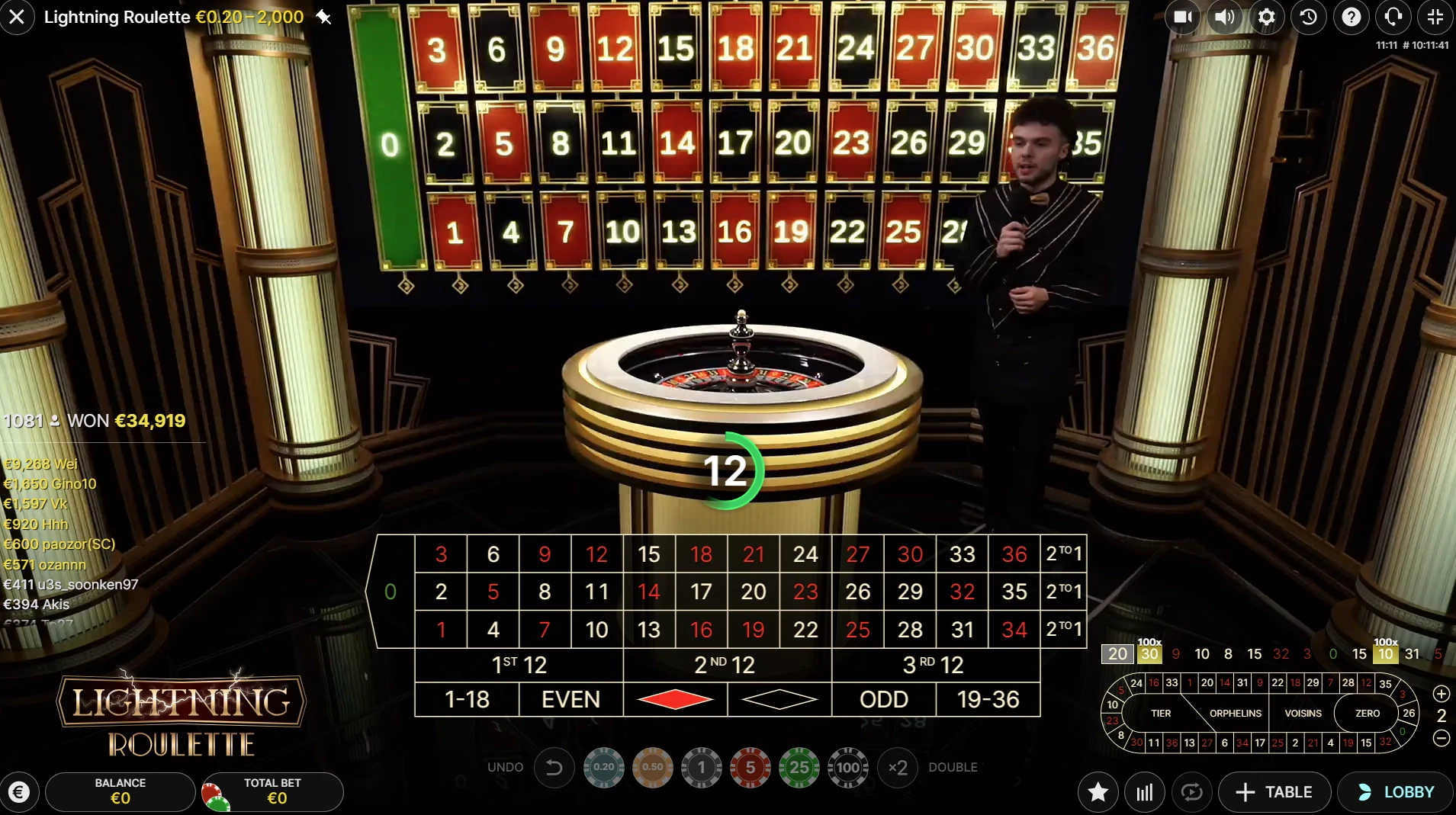 Lightning Roulette