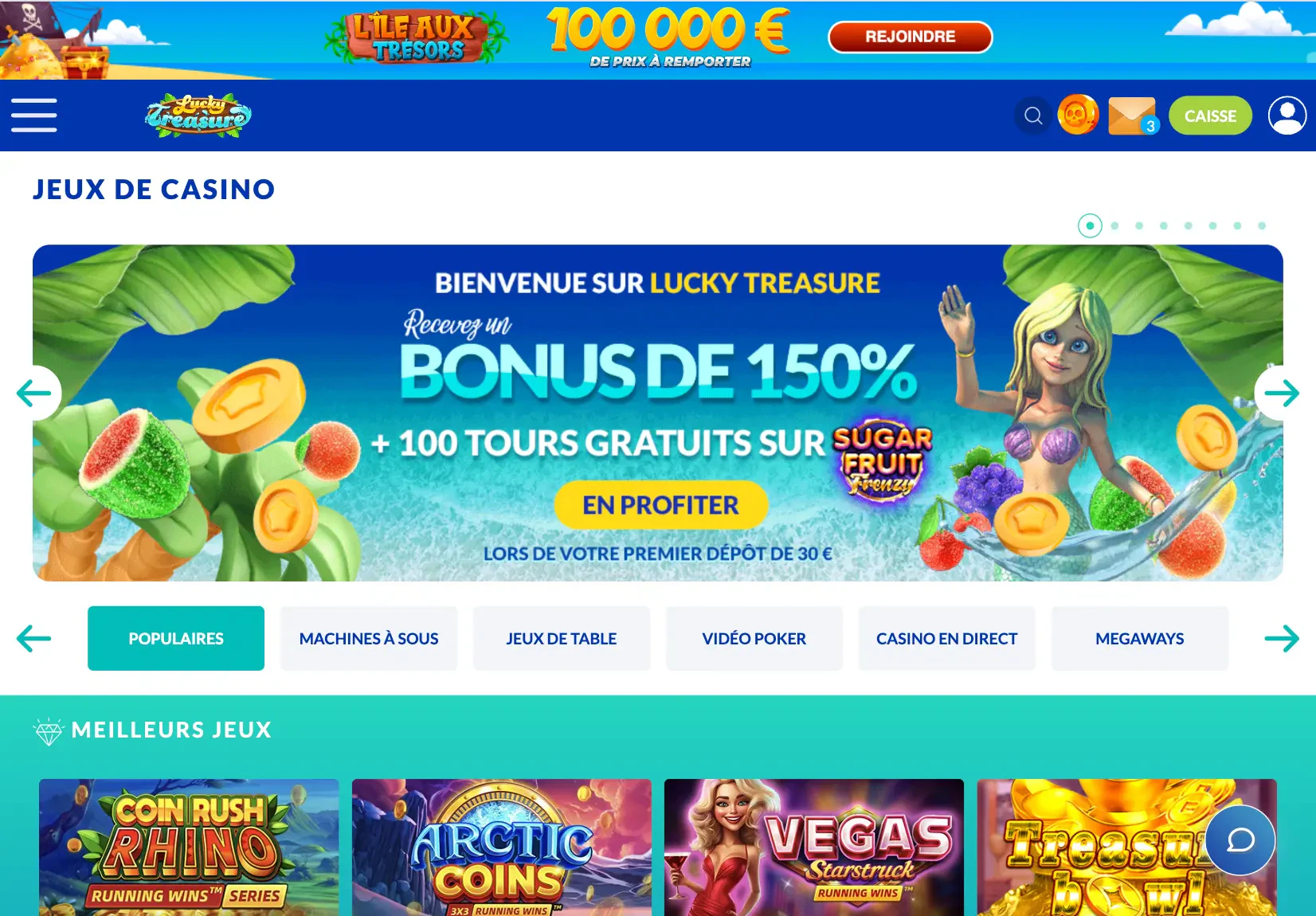 lucky treasure tablette