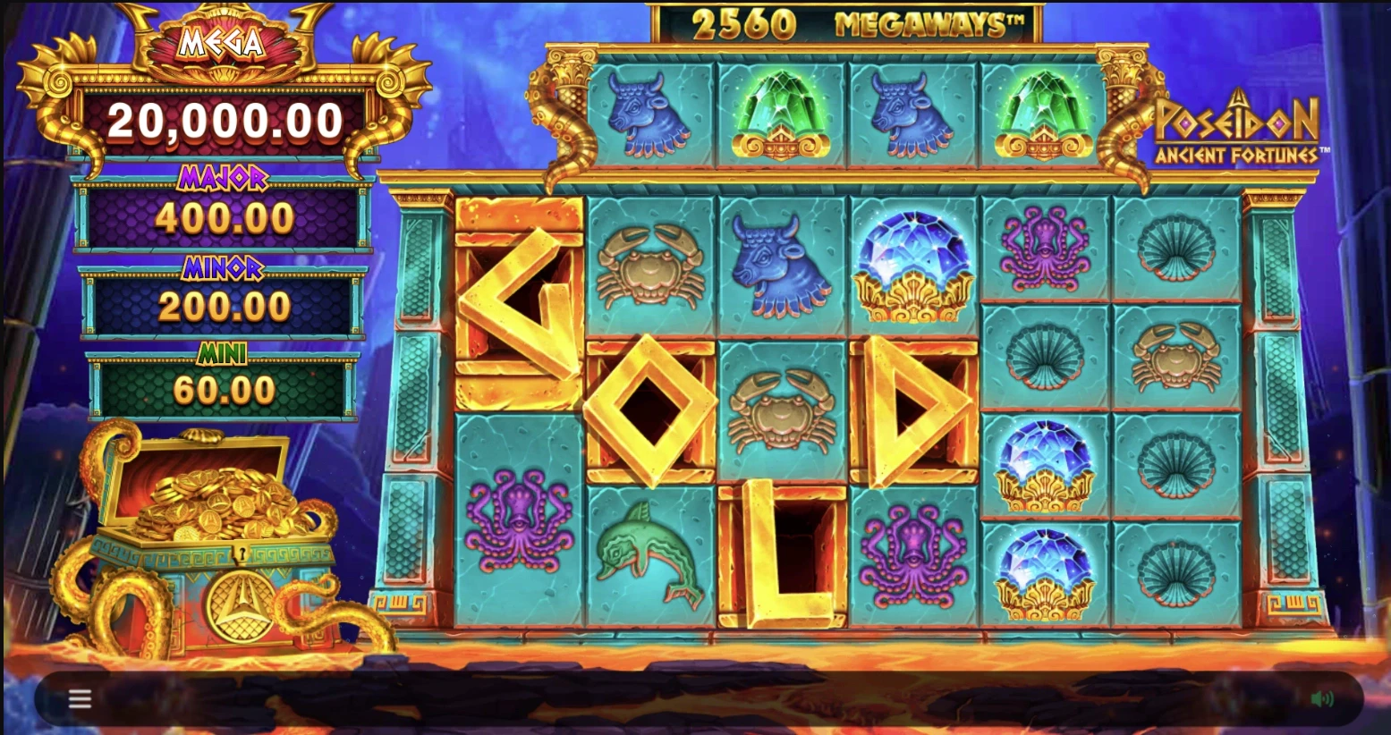 Poseidon Ancient Fortunes Megaways