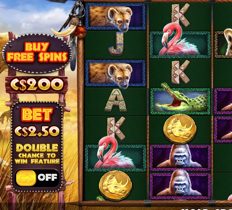Great Rhino Megaways Ante Bet