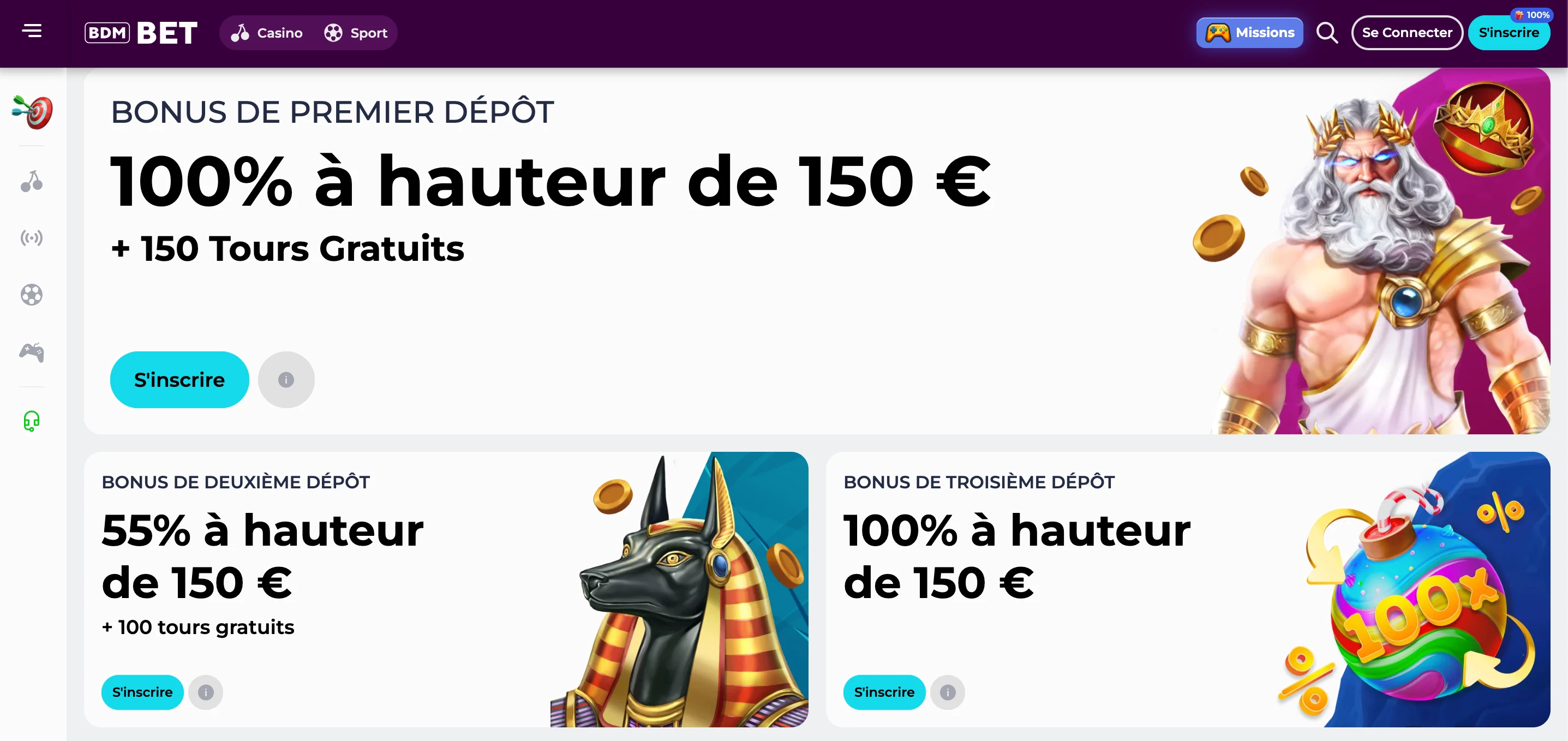 bonus de bienvenue bdmbet