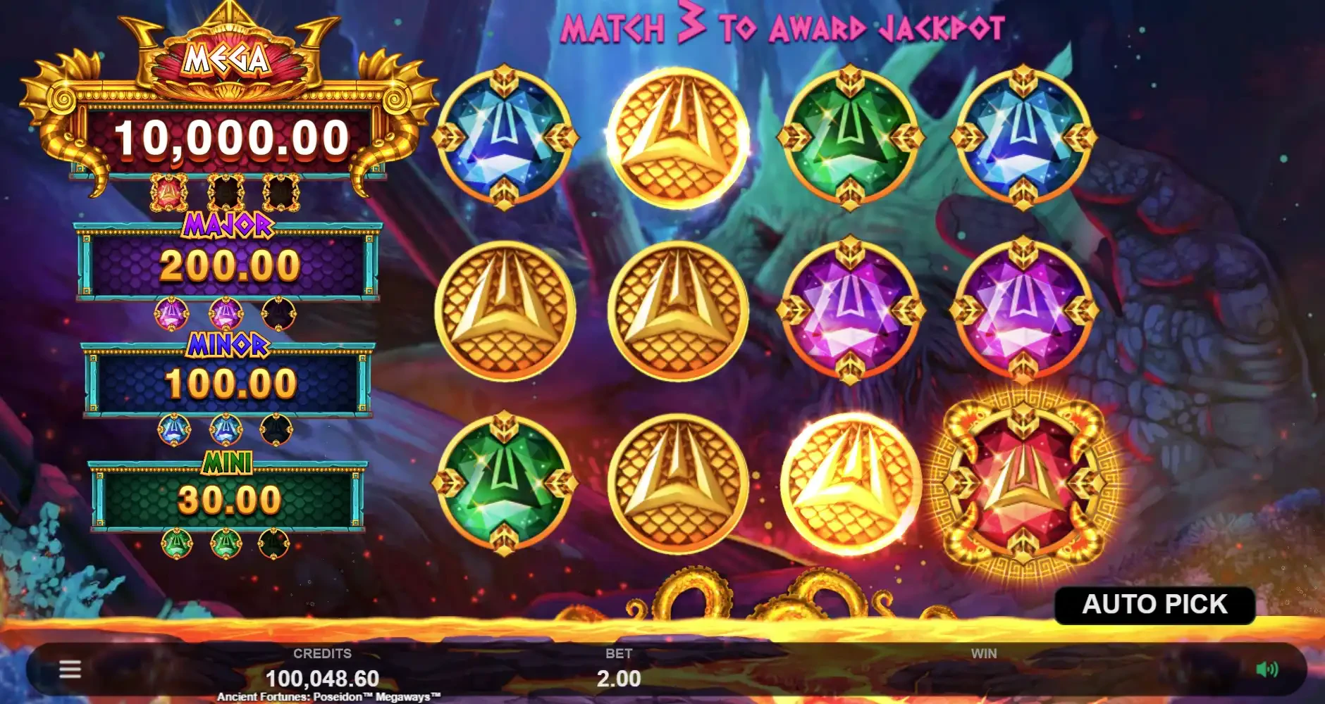 Poseidon Ancient Fortunes Megaways Jackpot