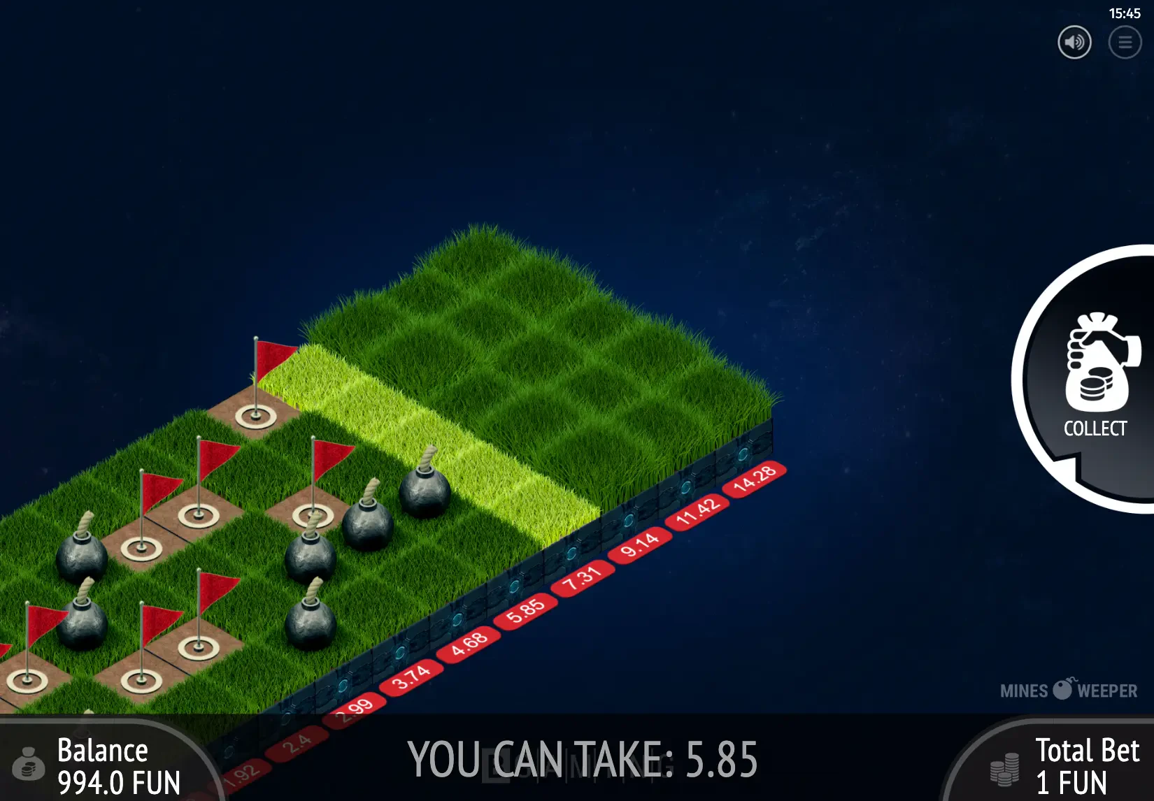 minesweeper tablette