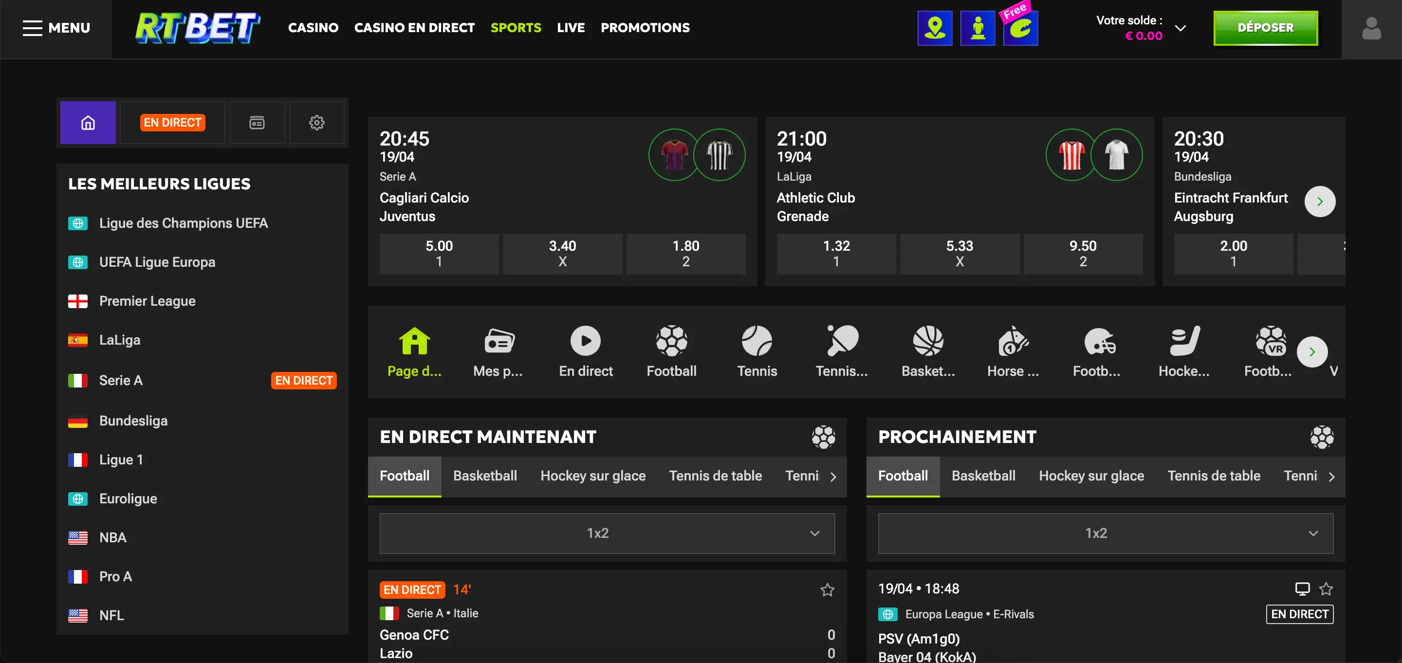 paris sportifs rtbet