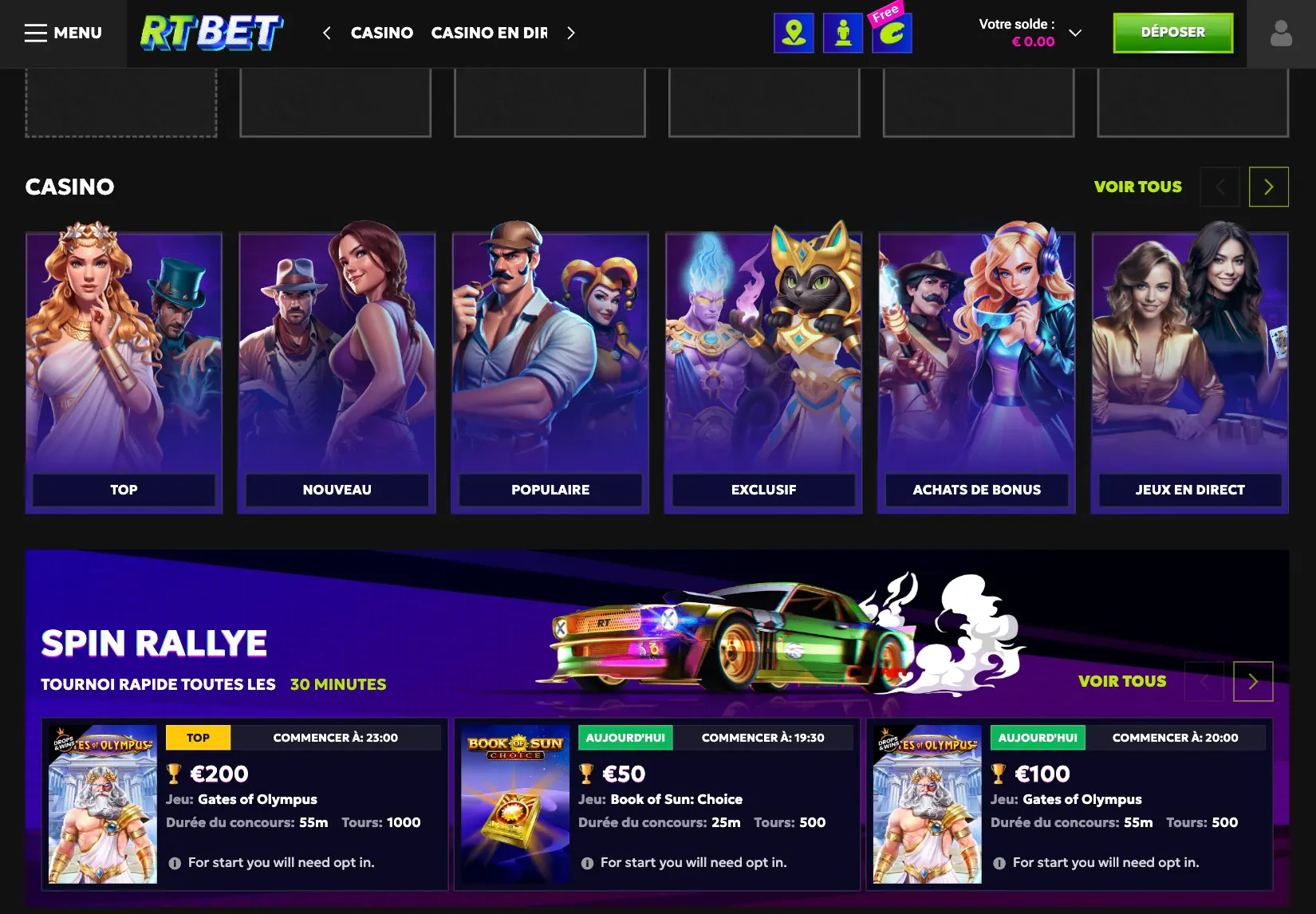 rtbet tablette