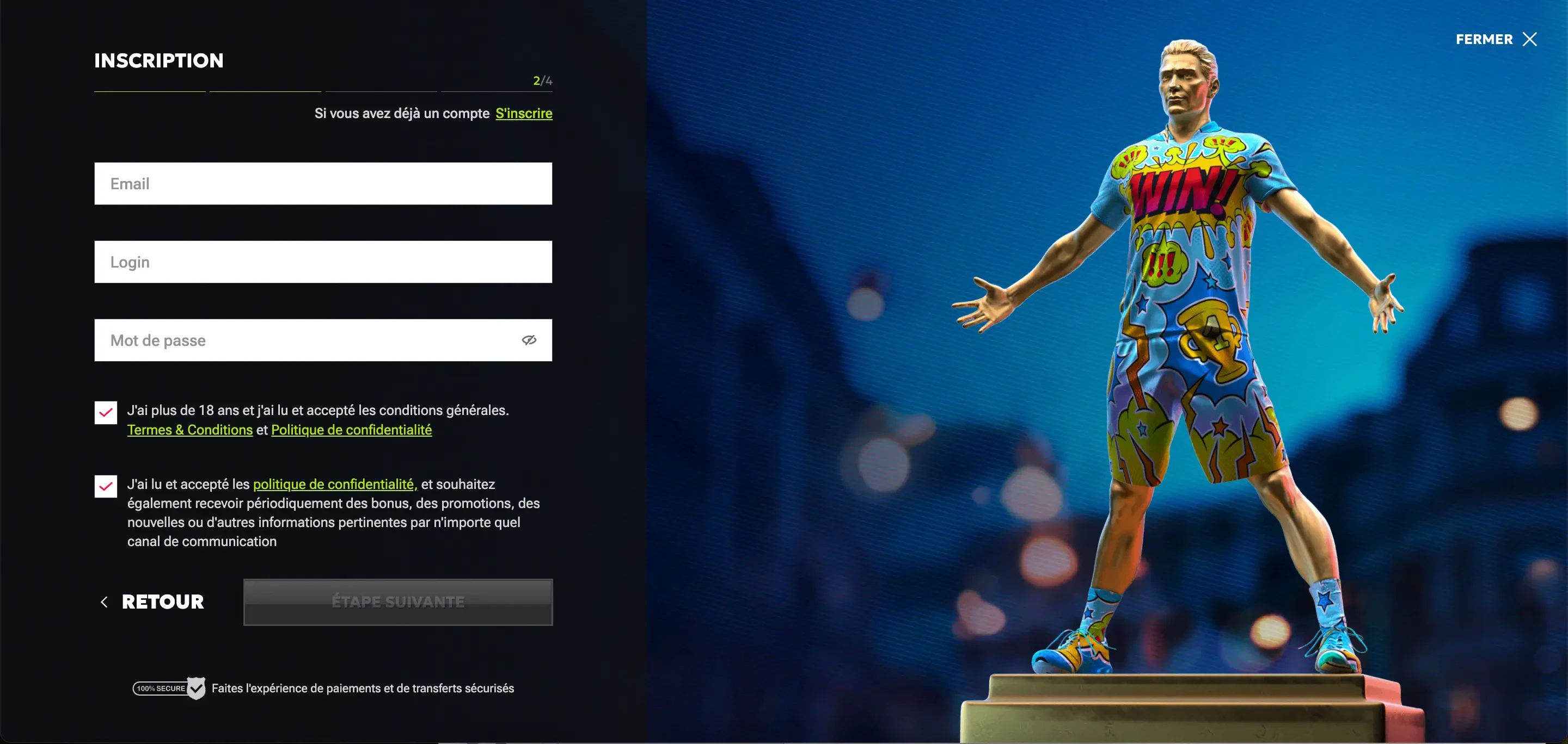 inscription rtbet