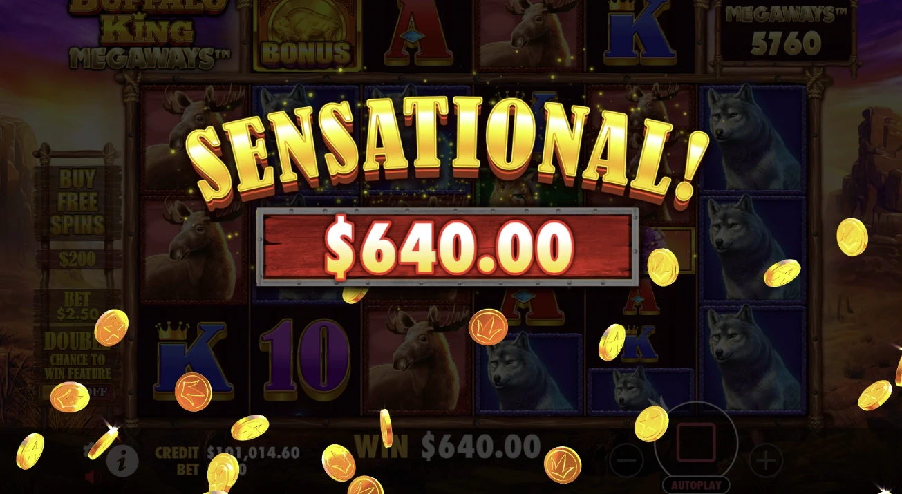 Buffalo King Megaways payout