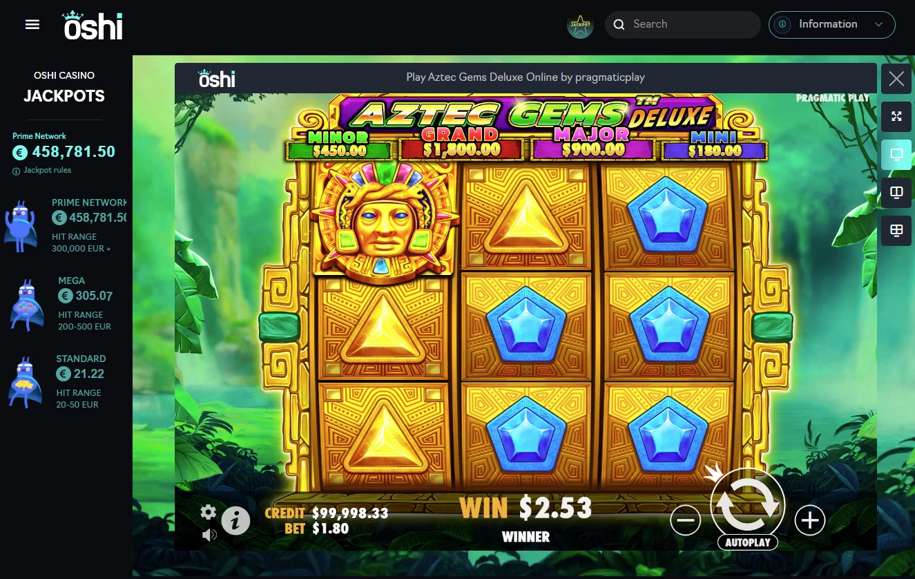 Aztec Gems by Pragmatic Play