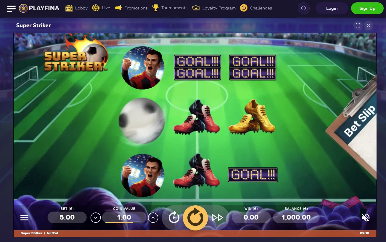 Super Striker by NetEnt