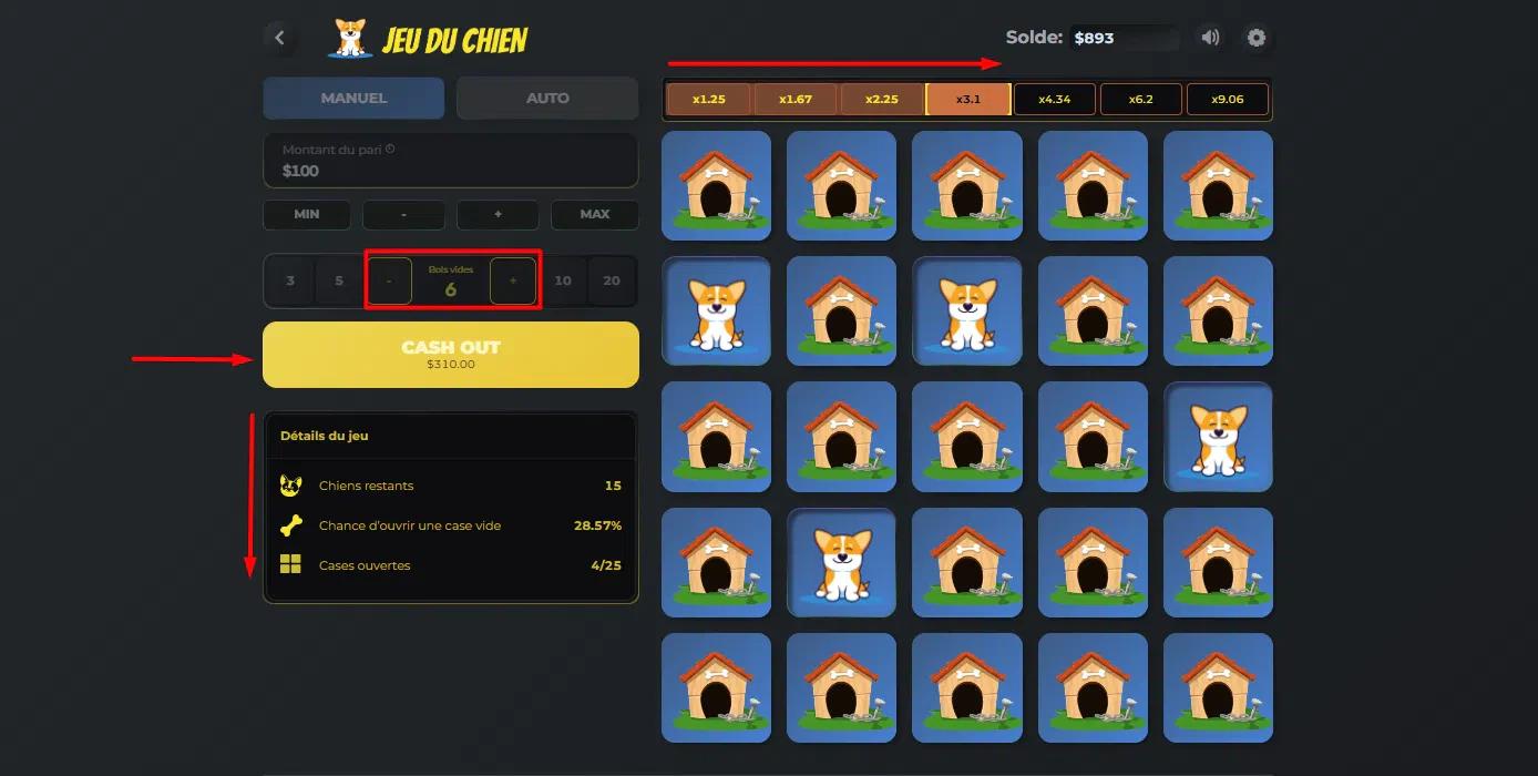 Jeu du chien