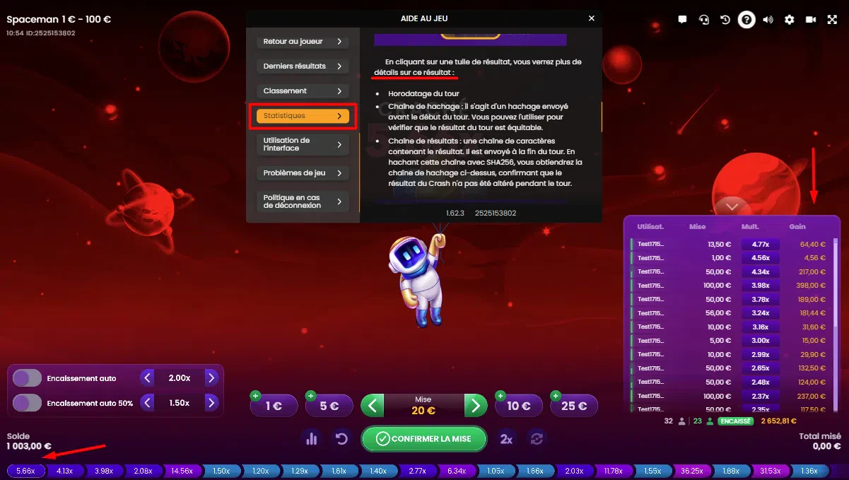 Provider fiable pour les mini jeux