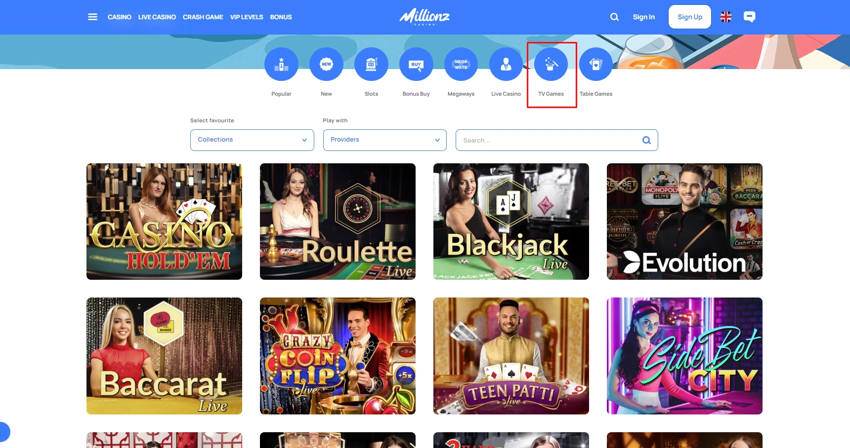 Millionz TV Games