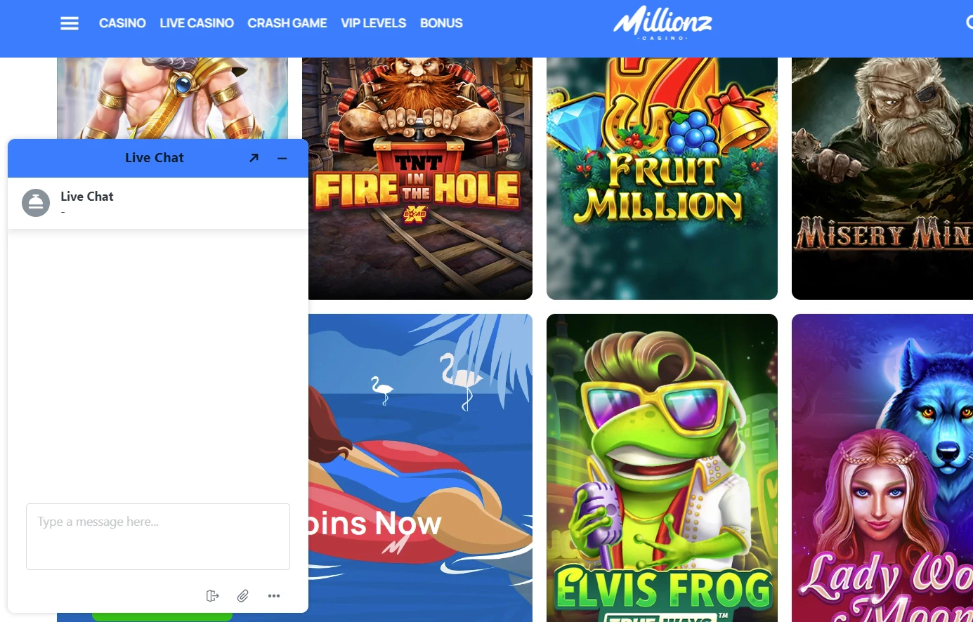 Millionz Live Chat