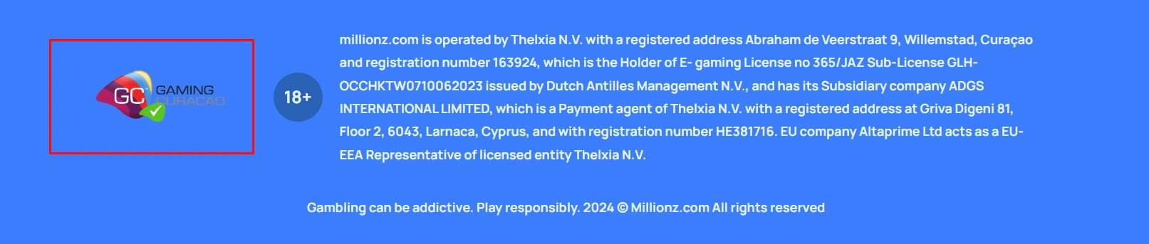 Millionz License