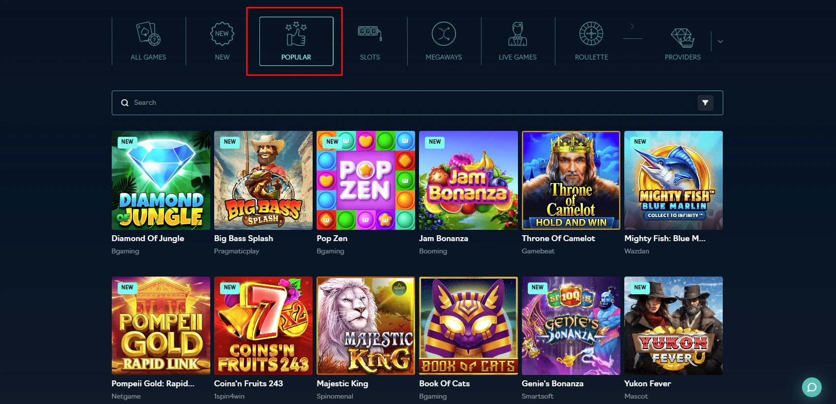 Oshi popular games