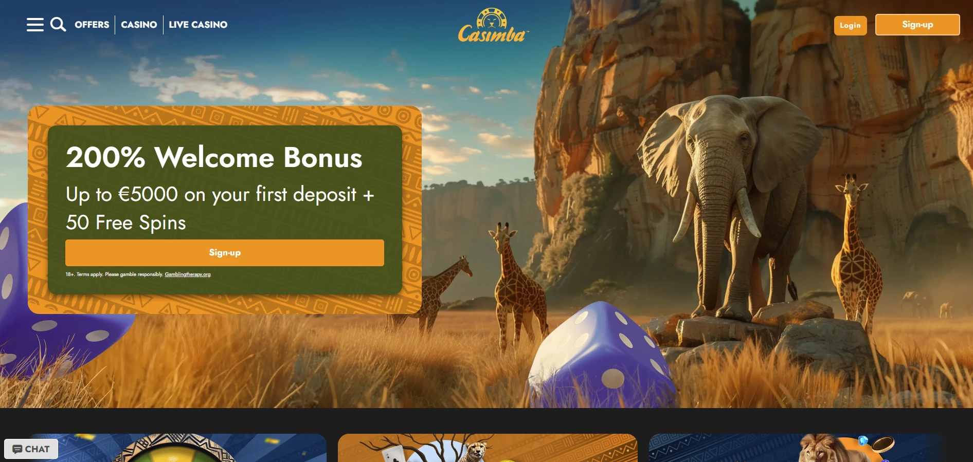Casimba Home Page