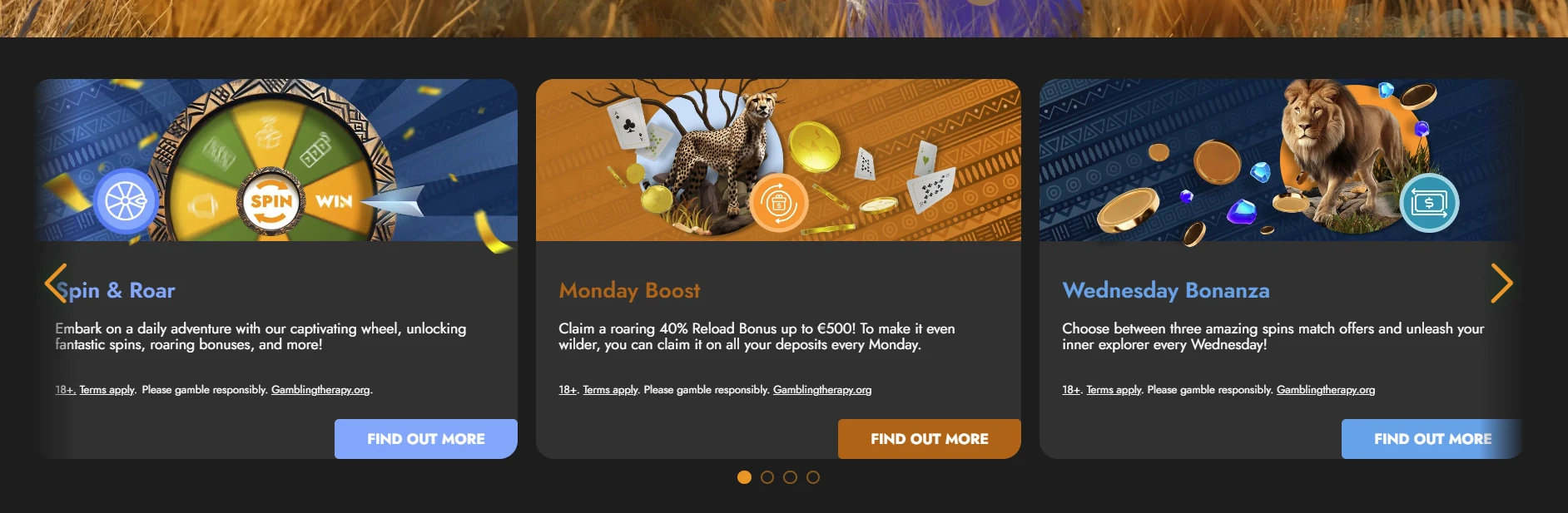 Casimba Bonuses and Promotions