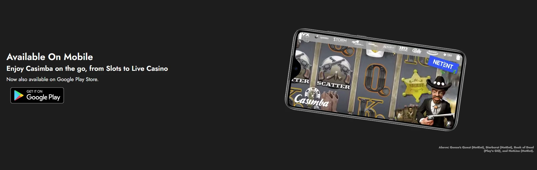Casimba Mobile Casino App