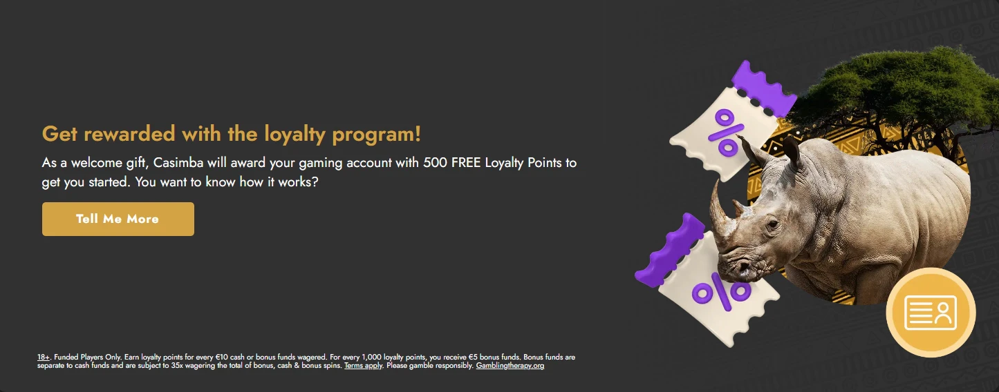 Casimba Loyalty Program