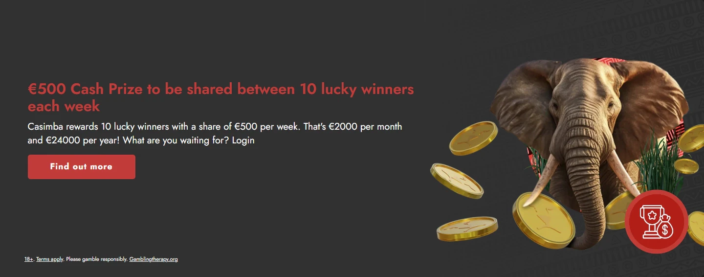 Casimba Cash Giveaways