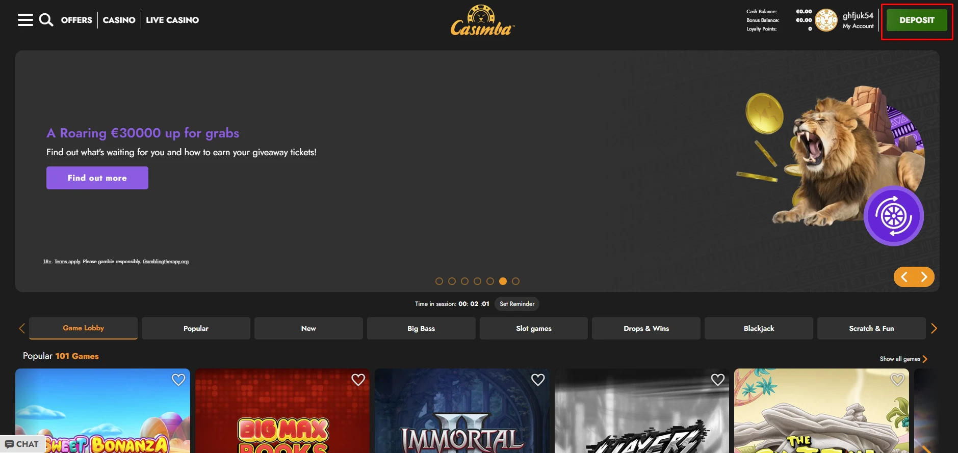Casimba Website