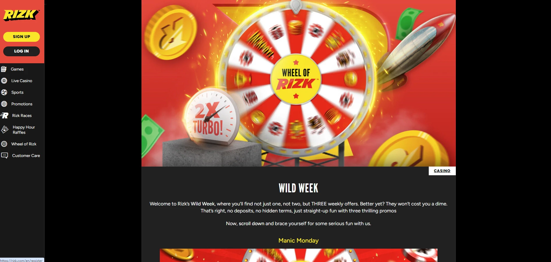 Rizk Casino Wild Week