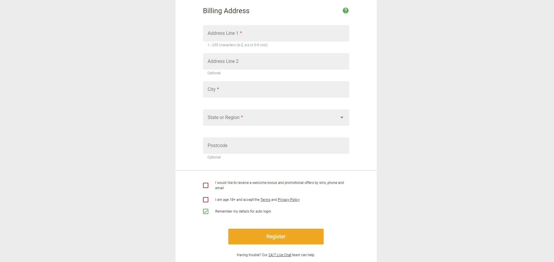 Jackpot City Casino Account Creation