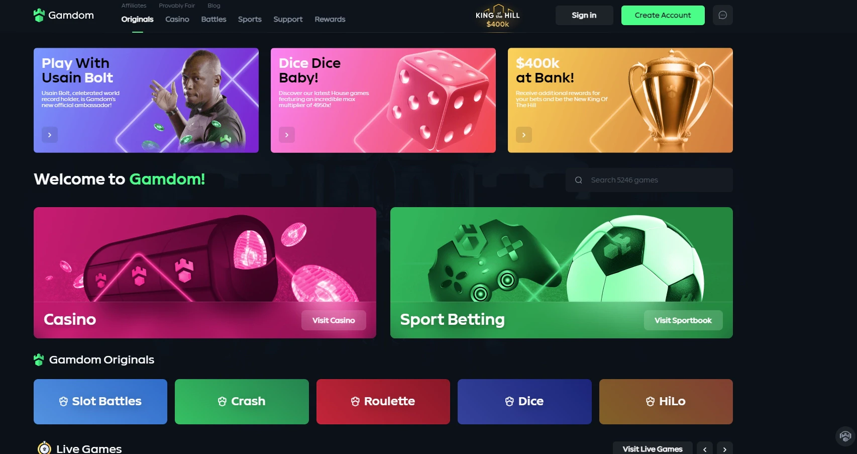 Gamdom Casino