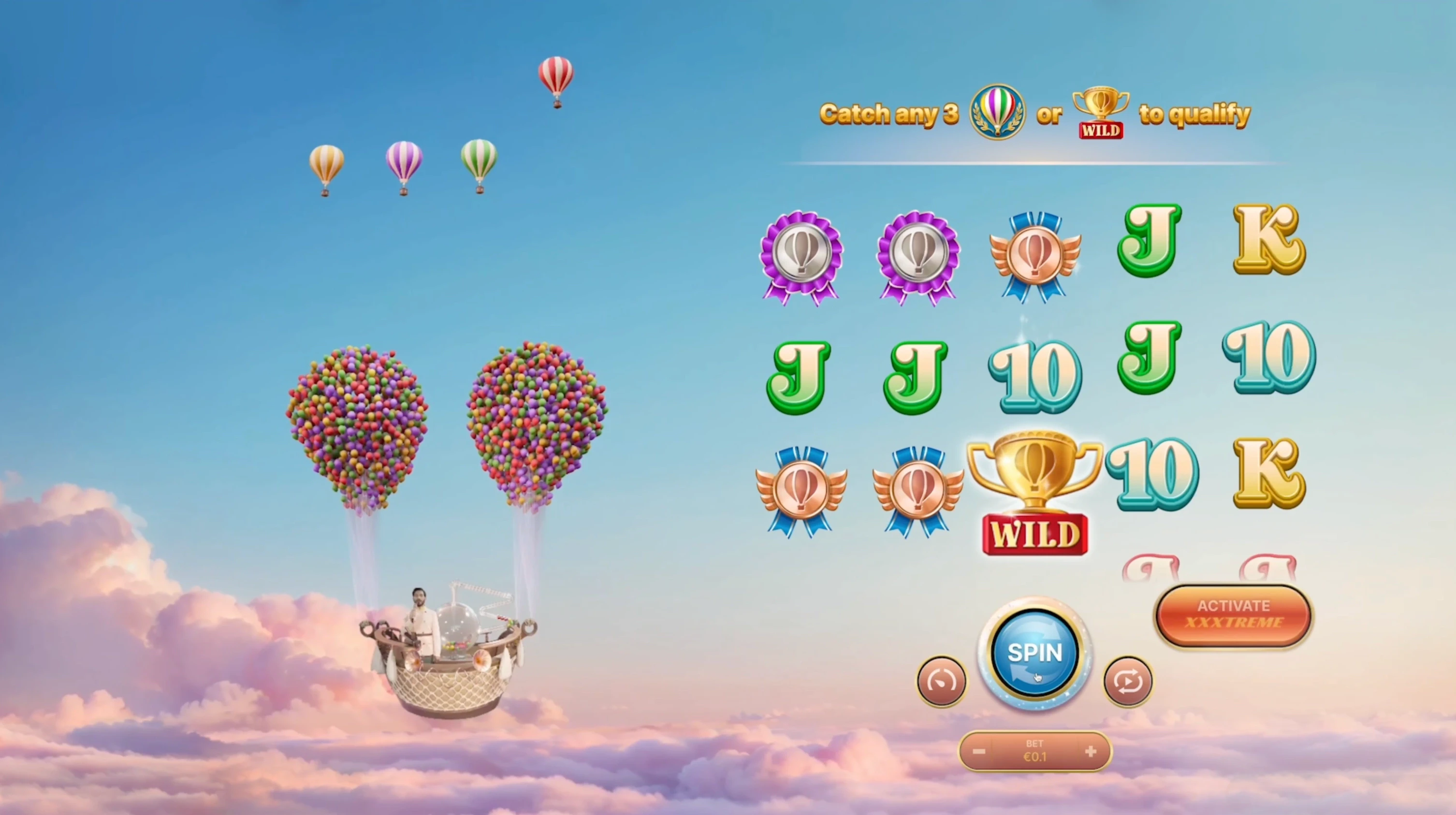 Grille de départ de Balloon Race Live
