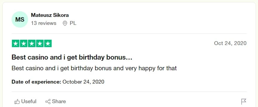 avis trustpilot 7signs casino