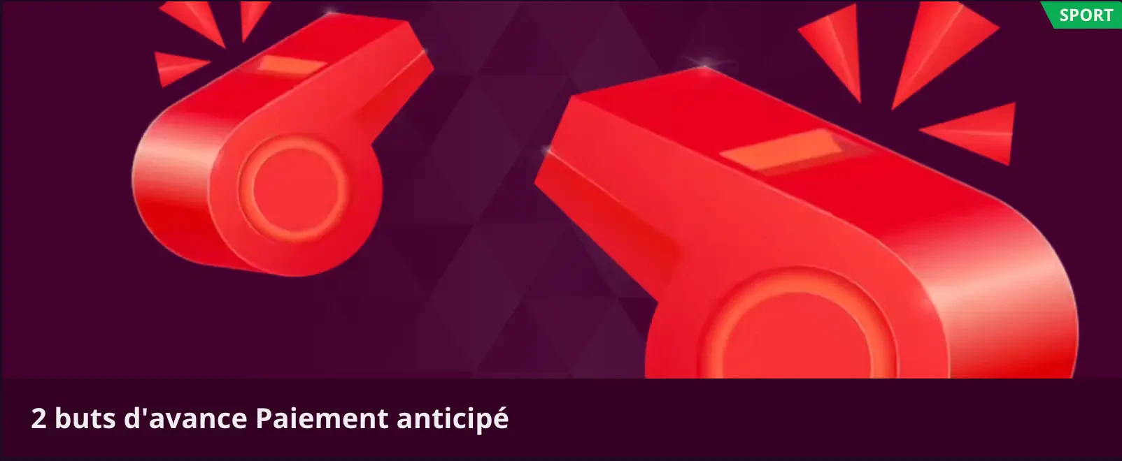 promotion 2 buts d'avance malina casino