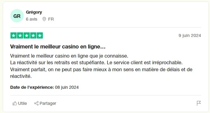 avis 1 trustpilot betzino