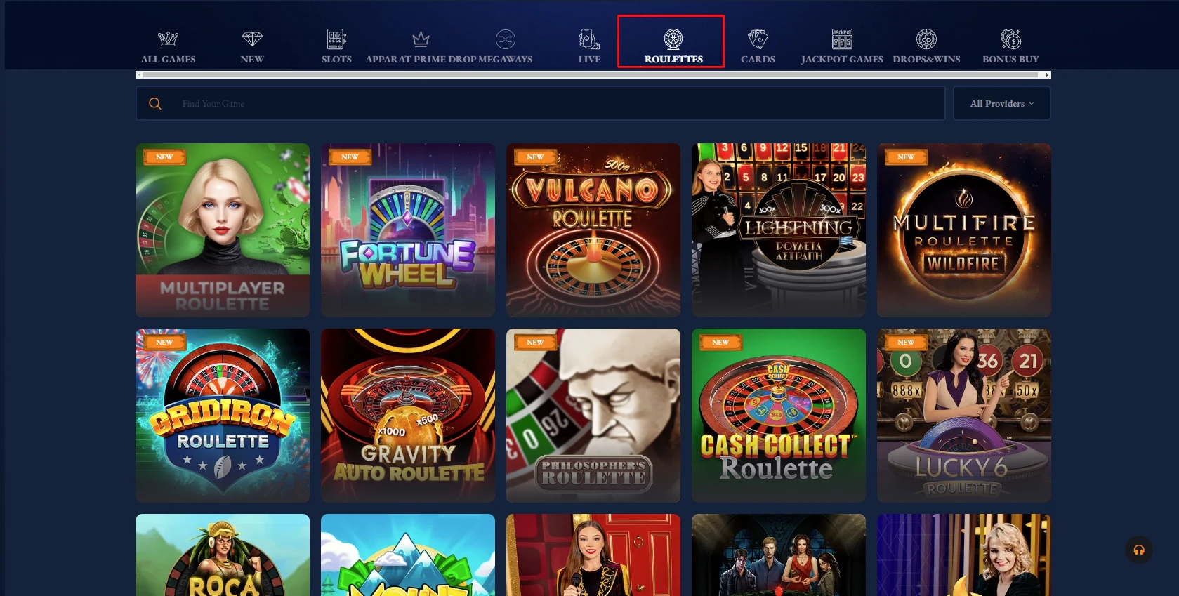 Axe Casino Roulette