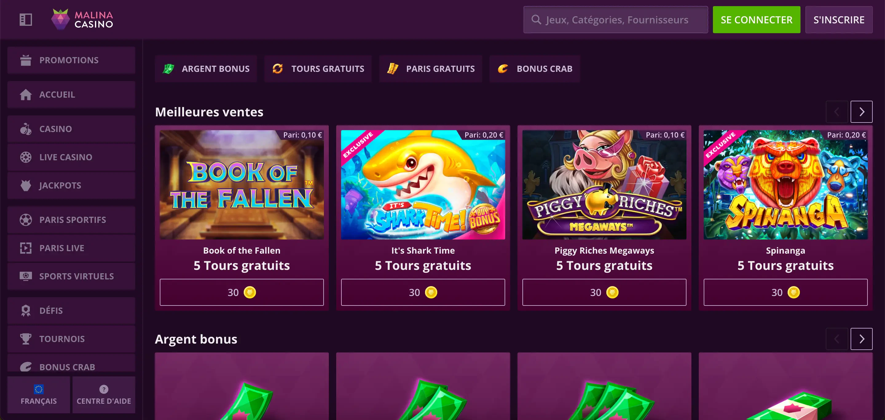 boutique malina casino